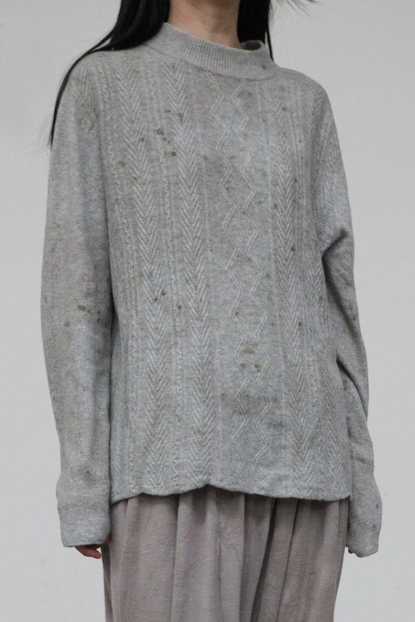 MUTEDANCE cashmere sweater MD23FW93 gray PM92